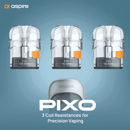 ASPIRE PIXO霧克斯電子煙煙彈空倉:圖片 3