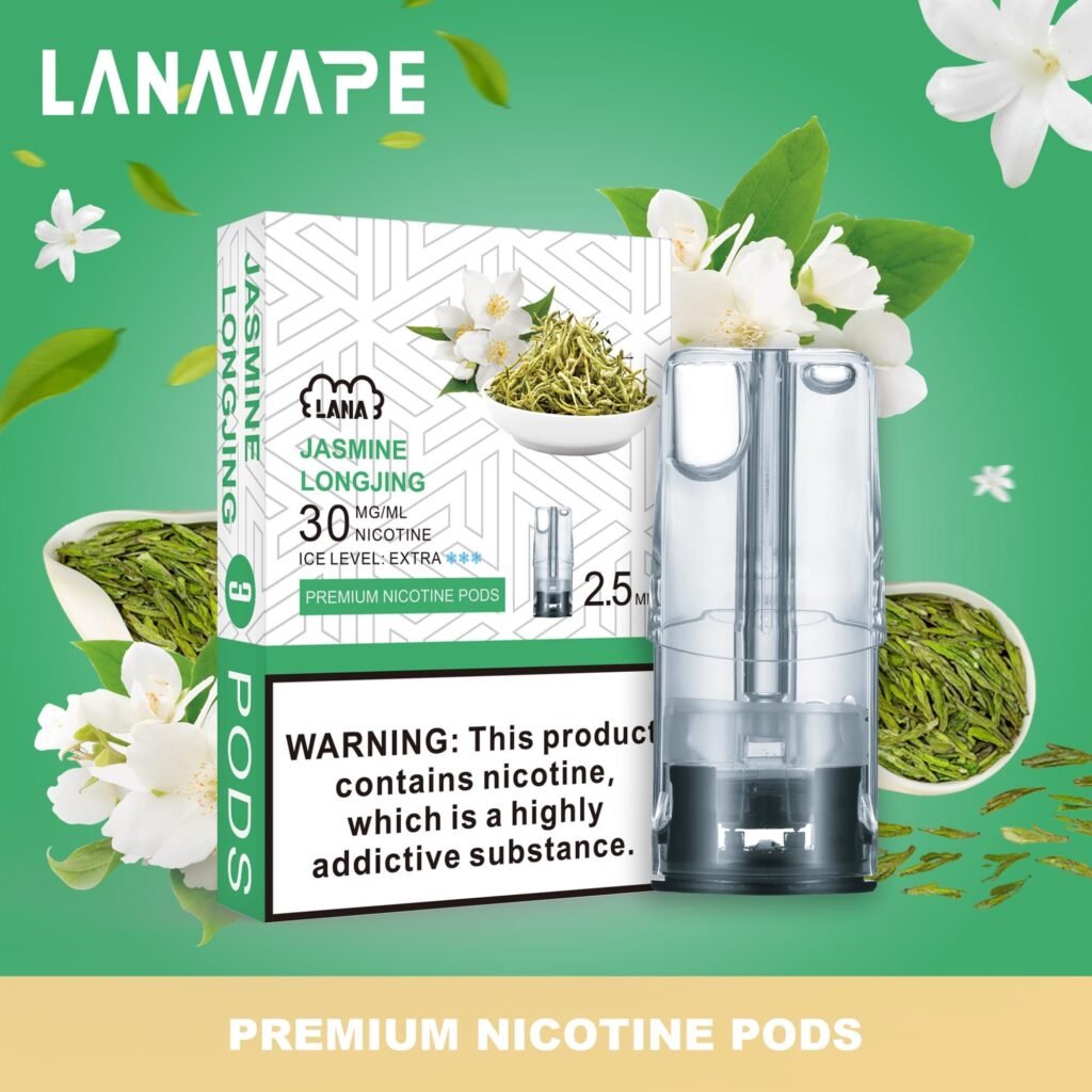 LANA拉娜電子菸一代煙彈 換彈設計 2.5mlX3枚入|茉莉龍井